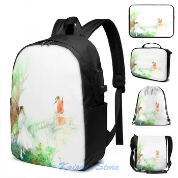 Funny Graphic print Love O2O C-Drama USB Charge Backpack men School bags Women bag Travel laptop bag
Funny Graphic print Love O2O C-Drama USB Charge Backpack men School bags Women bag Travel laptop bag