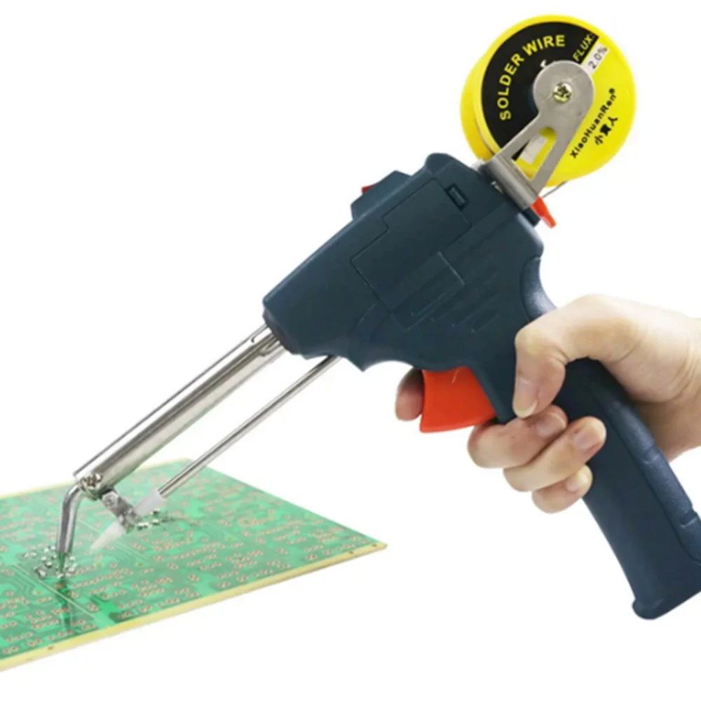 110/220V 60W Soldering Tin Gun Suction Tin Device Electric Welding Gun Tool Send Tin Soldering Iron Gun Solder Tool US/EU Plug
110/220V 60W Soldering Tin Gun Suction Tin Device Electric Welding Gun Tool Send Tin Soldering Iron Gun Solder Tool US/EU Plug