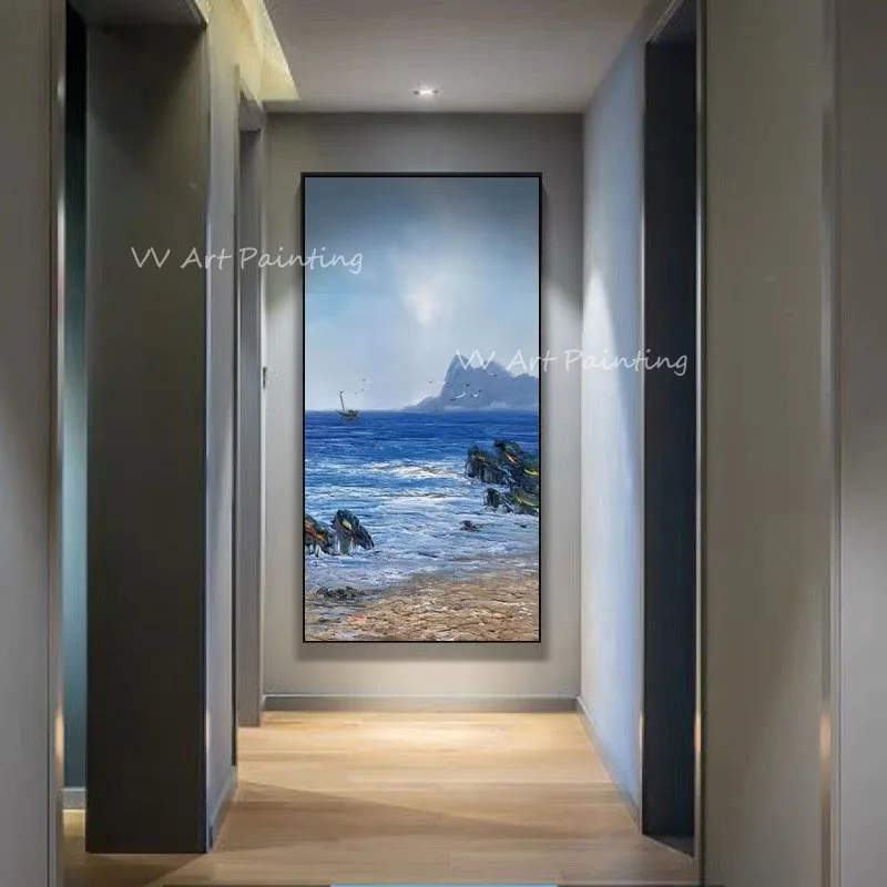 Nordic Handpainted blue ocean seaside canvas landscape New Large Original Best Picture Abstract Modern Handpainted Textured Art
Nordic Handpainted blue ocean seaside canvas landscape New Large Original Best Picture Abstract Modern Handpainted Textured Art