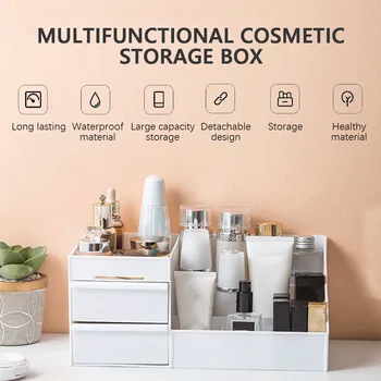 Makeup Organizer for Cosmetic Large Capacity Cosmetic Storage Box Organizer Desktop Jewelry Nail Polish Makeup Drawer Container
Makeup Organizer for Cosmetic Large Capacity Cosmetic Storage Box Organizer Desktop Jewelry Nail Polish Makeup Drawer Container
