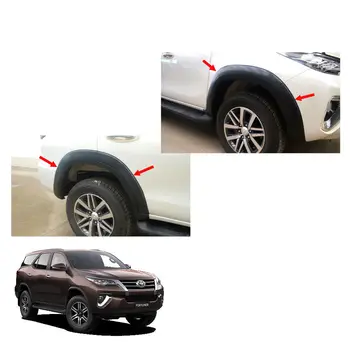 Fender Flares Wheel Arch Mudguards For Toyota Fortuner Hilux SW4 2016 2017 2018 2019 Matte Black Color 
Fender Flares Wheel Arch Mudguards For Toyota Fortuner Hilux SW4 2016 2017 2018 2019 Matte Black Color