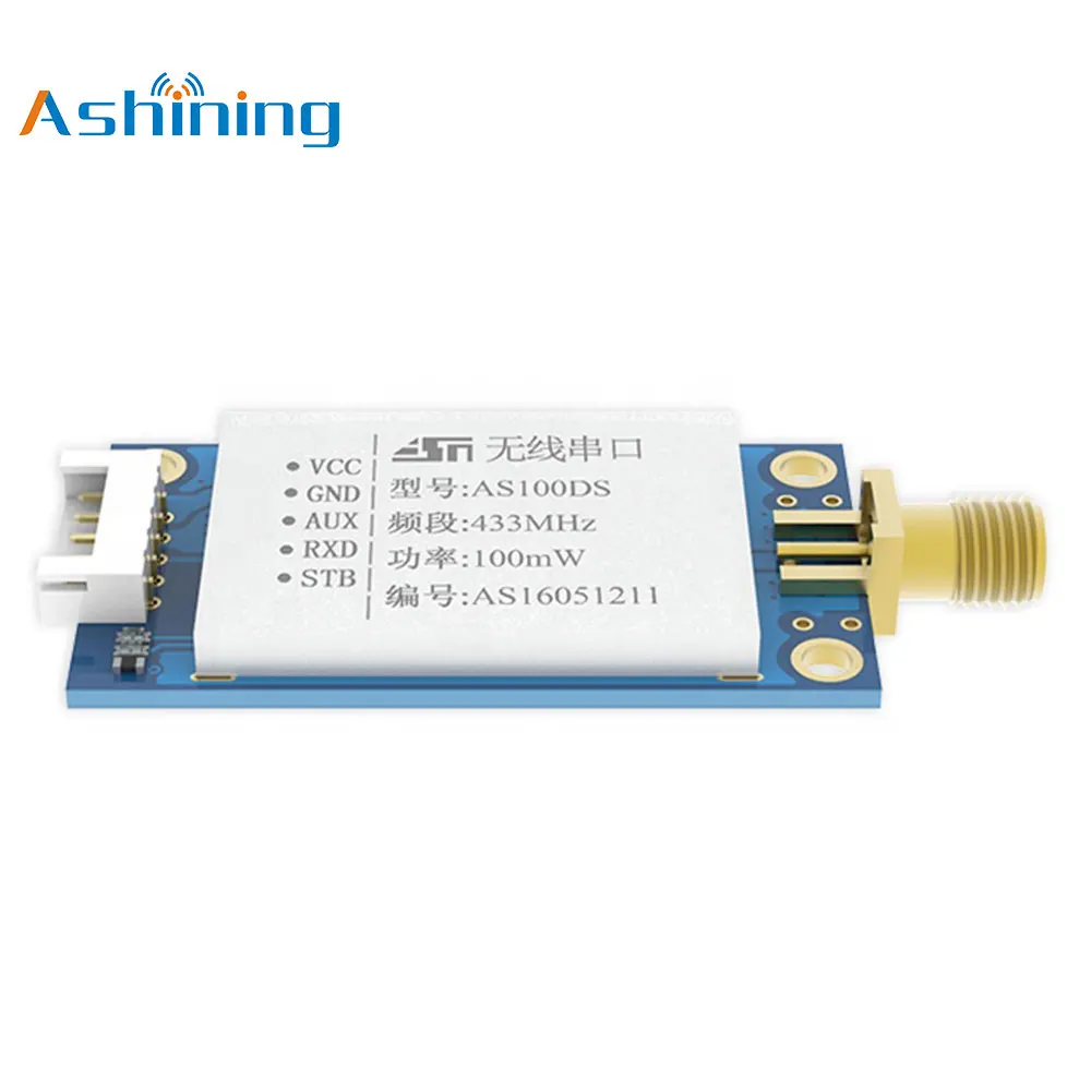 Modbus RTU 1.5Km Stable Wireless Module AS100DS SI4432 Communication Lora Zigbee RF Transceiver Rs232 Rs485
Modbus RTU 1.5Km Stable Wireless Module AS100DS SI4432 Communication Lora Zigbee RF Transceiver Rs232 Rs485