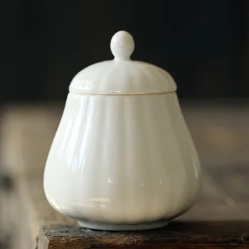 Ceramic Tea Containers Porcelain Cans Sealed Cans Tea Container Small Tea Containers Mini Small Number Pumpkin Cans Tea Jar
Ceramic Tea Containers Porcelain Cans Sealed Cans Tea Container Small Tea Containers Mini Small Number Pumpkin Cans Tea Jar
