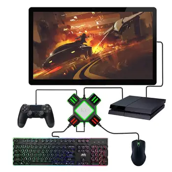 Keyboard Mouse Adapter Gamepad Controller Converter For SWITCH For PS4/PS3/XBOX ONE/360 Support FPS Game Handle Accessories
Keyboard Mouse Adapter Gamepad Controller Converter For SWITCH For PS4/PS3/XBOX ONE/360 Support FPS Game Handle Accessories