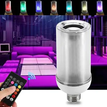 Bluetooth Bluetooth LED Bulb Speaker Flame Effect Light Music Player Dimmable Voice Control With 24Keys Romote Controller For
Bluetooth Bluetooth LED Bulb Speaker Flame Effect Light Music Player Dimmable Voice Control With 24Keys Romote Controller For