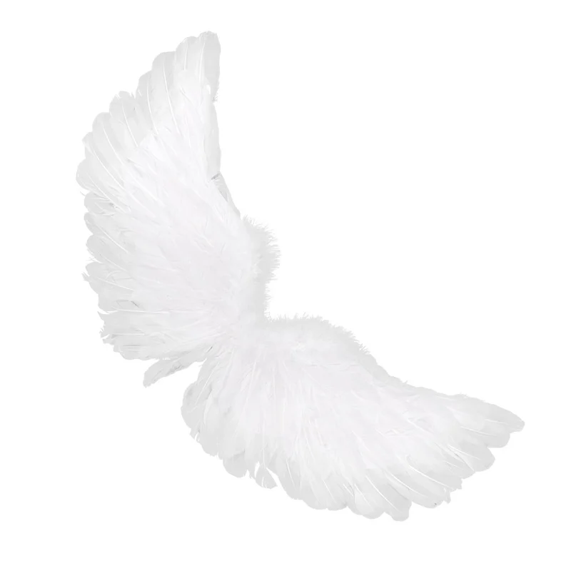 Детские вечерние костюмы YiZYiF с белыми перьями и крыльями ангела для танцев