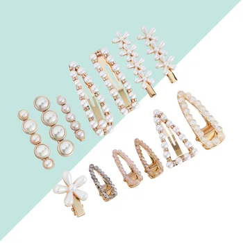 13PCS/Set Pearl Hairpin Girls Side Clip Simple Handmade Beaded Girls Daily Hairpin 
13PCS/Set Pearl Hairpin Girls Side Clip Simple Handmade Beaded Girls Daily Hairpin
