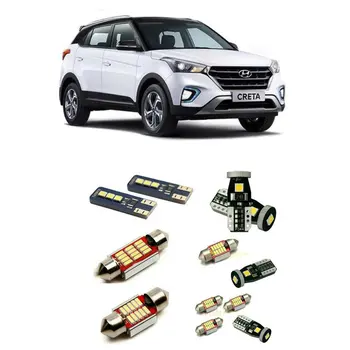 Interior led Car lights For Hyundai Creta 2019 2018 Reading dome bulbs for cars error free 8pc/lot
Interior led Car lights For Hyundai Creta 2019 2018 Reading dome bulbs for cars error free 8pc/lot