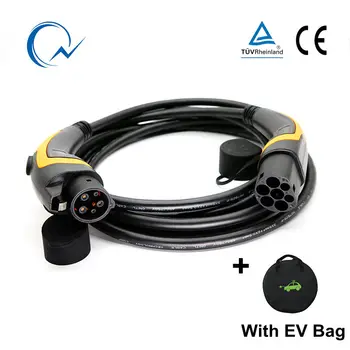 32A Type 1 to Type 2 EV Cable SAE J1772 to IEC62196-2 EV Charging Plug With 5 Meter cable TUV/UL single phase QNBBM with EV bag
32A Type 1 to Type 2 EV Cable SAE J1772 to IEC62196-2 EV Charging Plug With 5 Meter cable TUV/UL single phase QNBBM with EV bag