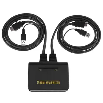 2-Port HD KVM Switcher HDMI Switcher Multi Computer USB Mouse Keyboard Automatic Switch 2 in 1 Out Built-in Wired KVM Switch
2-Port HD KVM Switcher HDMI Switcher Multi Computer USB Mouse Keyboard Automatic Switch 2 in 1 Out Built-in Wired KVM Switch