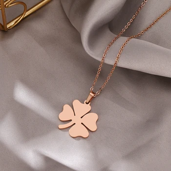 CACANA 316L Stainless Steel Clover Necklace Rose Gold Colors Bijoux Collier Elegant Women Jewelry Party Gifts Wholesale
CACANA 316L Stainless Steel Clover Necklace Rose Gold Colors Bijoux Collier Elegant Women Jewelry Party Gifts Wholesale