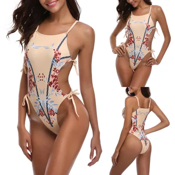 2020 Newest Women Sexy Bathing Suit Floral Print Jumpsuit Seaside Underwear Bandage Biquini Lengerie Wire Free Female Intimates
2020 Newest Women Sexy Bathing Suit Floral Print Jumpsuit Seaside Underwear Bandage Biquini Lengerie Wire Free Female Intimates