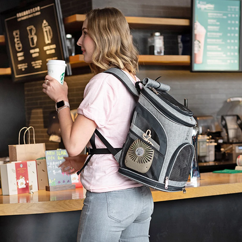 Portable Large Capacity Carrying Backpack Bag Breathable Pet Dog Bag Dog Outdoor Backpack Travel Pet Dog Carrier
Portable Large Capacity Carrying Backpack Bag Breathable Pet Dog Bag Dog Outdoor Backpack Travel Pet Dog Carrier