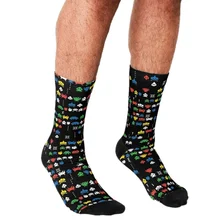 2021 Funny Men's socks Retro Space Invaders Pattern Printed hip hop Men Happy Socks cute boys street style Crazy Socks for men
2021 Funny Men's socks Retro Space Invaders Pattern Printed hip hop Men Happy Socks cute boys street style Crazy Socks for men