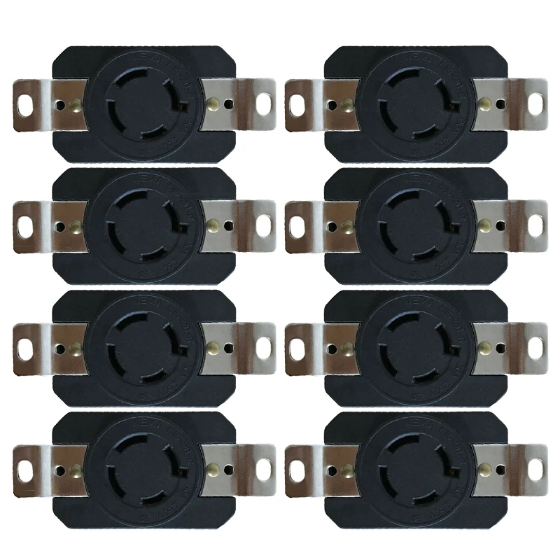 Set Locking Socket Outlet Adapter L15-20 Replacement 8Pcs Receptacle Power Supply Electrical
Set Locking Socket Outlet Adapter L15-20 Replacement 8Pcs Receptacle Power Supply Electrical