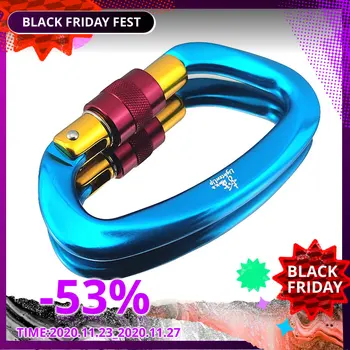 Professional Climbing Carabiners 25KN D Shape Climbing Buckle Lock Safety Lock Outdoor Climbing Equipment Accessories
Professional Climbing Carabiners 25KN D Shape Climbing Buckle Lock Safety Lock Outdoor Climbing Equipment Accessories