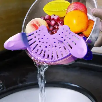 1pc Silicone Food Grad Colanders Pot Strainer Drainer For Filtering Liquid Draining Fruits Vegetable Cookware Tool Kitchen Tool
1pc Silicone Food Grad Colanders Pot Strainer Drainer For Filtering Liquid Draining Fruits Vegetable Cookware Tool Kitchen Tool