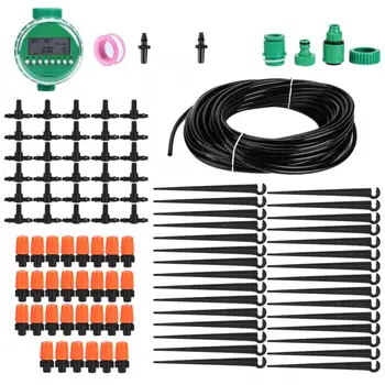 20m Water Irrigation Timer Controller Watering Hose Tool Kit DIY System Automatic Watering Garden Hose Drip Watering Kits
20m Water Irrigation Timer Controller Watering Hose Tool Kit DIY System Automatic Watering Garden Hose Drip Watering Kits
