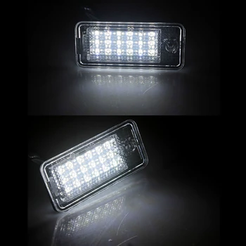 2pcs 18 LED 6500K License Number Plate Light Waterproof Signal Lamp For A-udi A3 S3 A4 S4 A6 C6 A8 S8 Q7RS4/Avant Quattro- 06-08
2pcs 18 LED 6500K License Number Plate Light Waterproof Signal Lamp For A-udi A3 S3 A4 S4 A6 C6 A8 S8 Q7RS4/Avant Quattro- 06-08