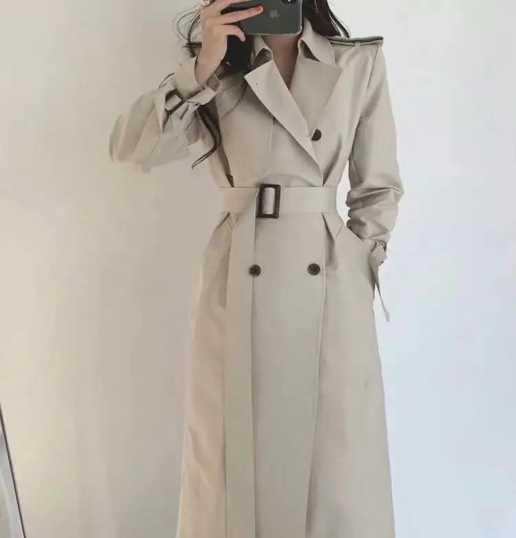 2019 New Spring Autumn Fashion Casual Women's Trench Coat Long Outerwear Loose Clothes for Lady with Belt
2019 New Spring Autumn Fashion Casual Women's Trench Coat Long Outerwear Loose Clothes for Lady with Belt