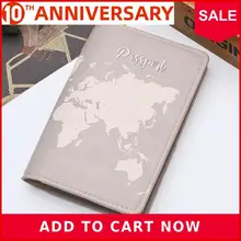 Zoukane Nova Capa Capa de Passaporte de Viagem Caso do Cartão de Mulheres Homens Viajar portador de Passaporte Documento de Viagem Do Titular Do Cartão de Crédito & ID CH02A(China)