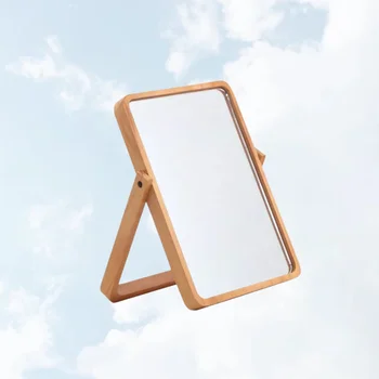 Wooden Makeup Mirror Foldable Toilet Glass Fill Light Mirror Square Looking Glass for Wpmen Girls
Wooden Makeup Mirror Foldable Toilet Glass Fill Light Mirror Square Looking Glass for Wpmen Girls