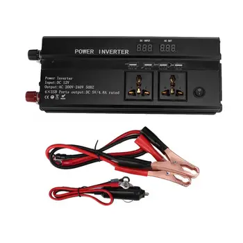 4000W DC 12V to AC 220V LCD Car Inverter Display Car Pure Sine Wave Power Inverter Converter Car Accessories
4000W DC 12V to AC 220V LCD Car Inverter Display Car Pure Sine Wave Power Inverter Converter Car Accessories