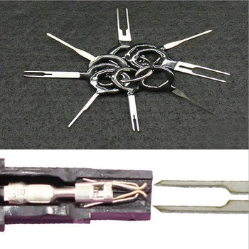 11PCS / Set Car Pin Extractor Terminal Removal Tool Set Electrical Wiring Crimp Connector RemoverHand Tool Kit
11PCS / Set Car Pin Extractor Terminal Removal Tool Set Electrical Wiring Crimp Connector RemoverHand Tool Kit