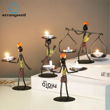 Strongwell Mini Metal Men Candlestick Handmade Art Candle Holder Home Decor Miniature Figurines Home Decoration Birthday Gift
Strongwell Mini Metal Men Candlestick Handmade Art Candle Holder Home Decor Miniature Figurines Home Decoration Birthday Gift