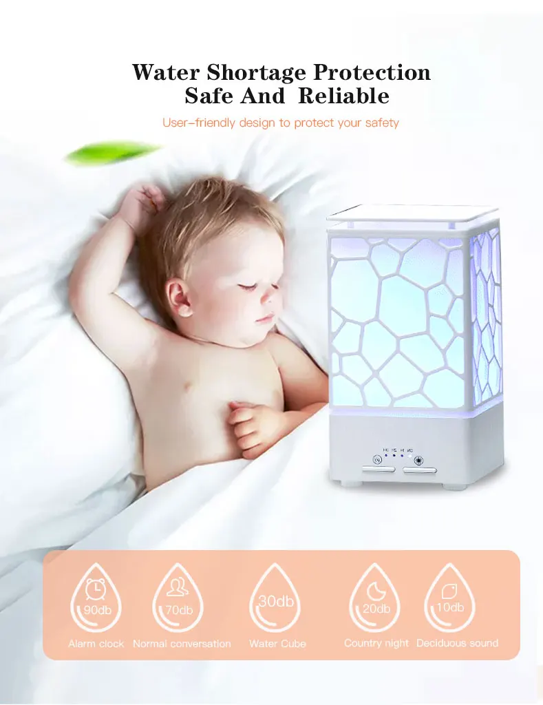 Humidificador de aire fabricante de niebla 200ML Aroma aceite esencial difusor cubo de agua humidificador ultrasónico colorido luz nocturna Oficina hogar Humidificador de aire fabricante de niebla 200ML Aroma aceite esencial difusor cubo de agua humidificador ultrasónico colorido luz nocturna Oficina hogar