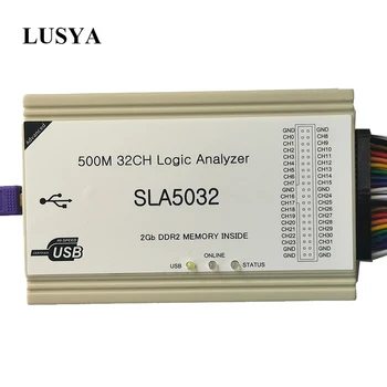 Lusya new version SLA5032 500M 32 channel logic analyzer 1-64M adjustable T1020
Lusya new version SLA5032 500M 32 channel logic analyzer 1-64M adjustable T1020