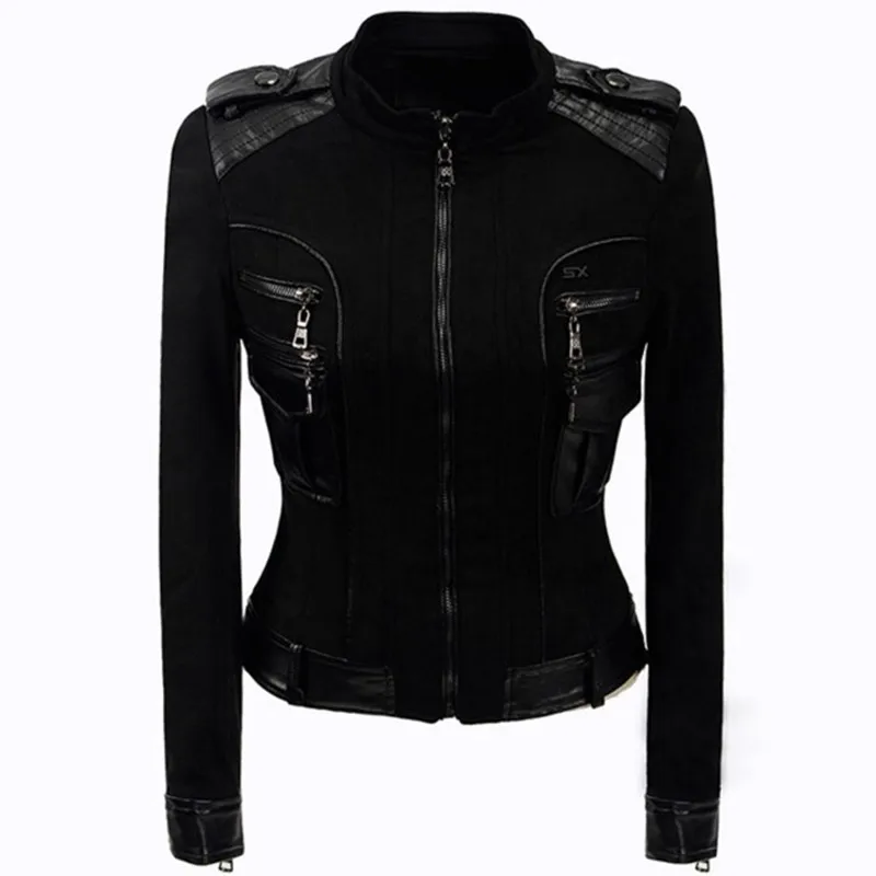 Punk Casual Autumn Fall Winter Genuine Jacket Women Slim Fit 2018 New Fashion Suede Jacket Coat Female Top With Cool Pockets
Punk Casual Autumn Fall Winter Genuine Jacket Women Slim Fit 2018 New Fashion Suede Jacket Coat Female Top With Cool Pockets