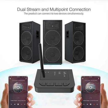 80m Fiber Optic Bluetooth Receiver Transmitter 2-In-1 Remote Bluetooth 5.0 Transmitter Receiver For TV Wireless Audio Adapter
80m Fiber Optic Bluetooth Receiver Transmitter 2-In-1 Remote Bluetooth 5.0 Transmitter Receiver For TV Wireless Audio Adapter