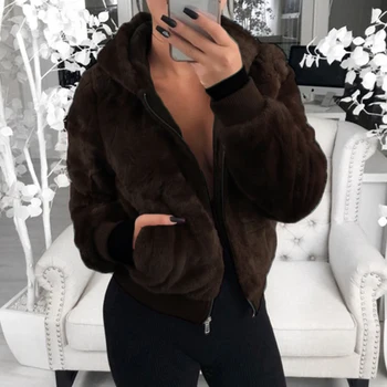 woemn Jacket 2020 New Faux Fur Coat With Hood High Waist Fashion Slim Black Red Pink Faux Fur Jacket Fake Rabbit Fur
woemn Jacket 2020 New Faux Fur Coat With Hood High Waist Fashion Slim Black Red Pink Faux Fur Jacket Fake Rabbit Fur