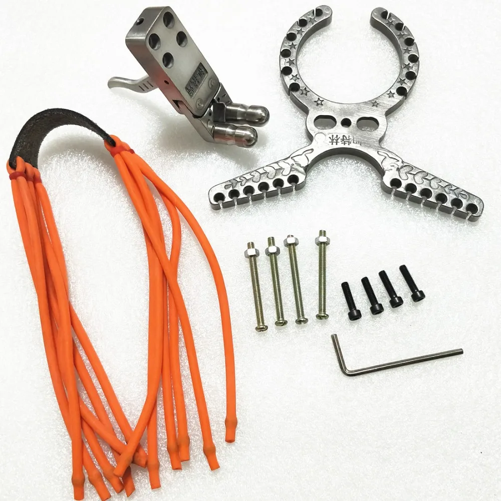 Stainless Steel Trigger Strong Rubber Band Slingshot Ha4e4ff5fe8fc40f1a31076ee59a8c340L.jpg - Stainless Steel Trigger Strong Rubber Band Slingshot