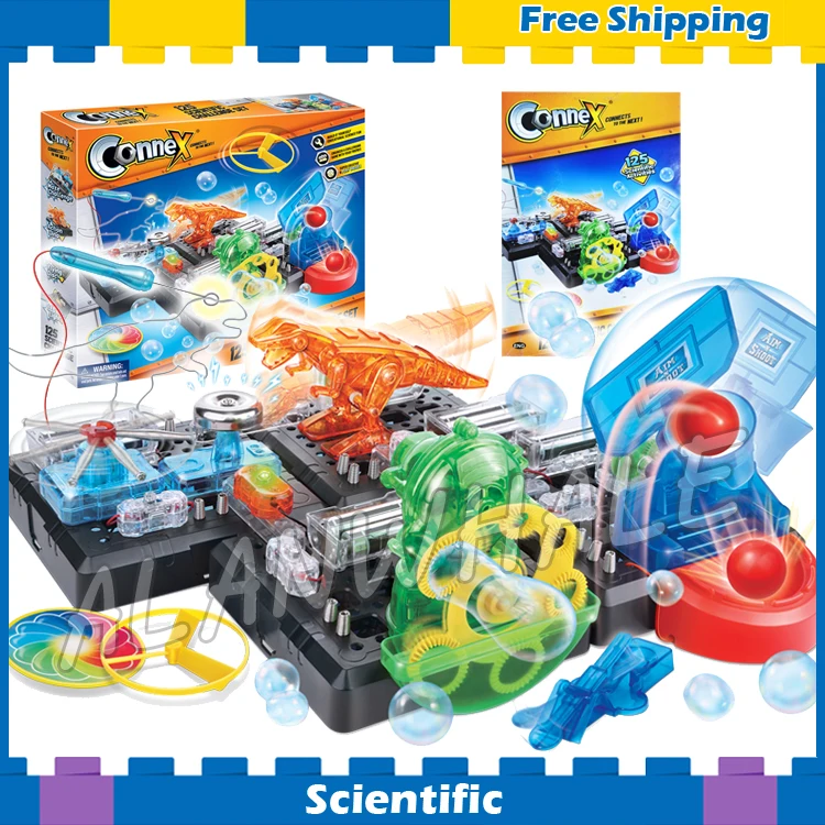 125 Multi Experiments Physics Science Set Challenge Scientific Kits Action Dino LED Light Bubble ABS Gifts Building Boys Toys
125 Multi Experiments Physics Science Set Challenge Scientific Kits Action Dino LED Light Bubble ABS Gifts Building Boys Toys