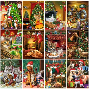 Evershine Diamond Painting Cat Cross Stitch Diamond Mosaic Christmas Embroidery New Arrival Cartoon Rhinestones Handicraftt 
Evershine Diamond Painting Cat Cross Stitch Diamond Mosaic Christmas Embroidery New Arrival Cartoon Rhinestones Handicraftt