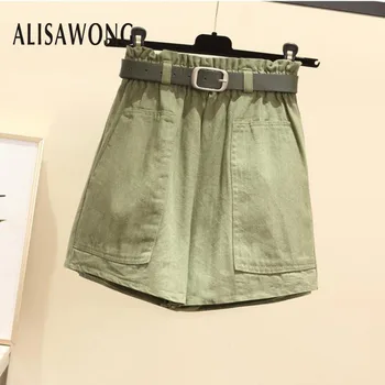 Women Summer Basics New Plus Size Harajuku Loose Shorts 2020 Fashion Ladies Casual Pocket Wide Leg Pants With Belt 
Women Summer Basics New Plus Size Harajuku Loose Shorts 2020 Fashion Ladies Casual Pocket Wide Leg Pants With Belt