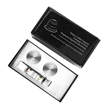 Recargables Coffee Filter Espresso Stainless Steel for Nespresso Refillable Reusable Capsule-Shaped Coffee Filter Set
Recargables Coffee Filter Espresso Stainless Steel for Nespresso Refillable Reusable Capsule-Shaped Coffee Filter Set