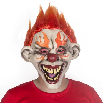 Scary Evil Fire Orange Hair Laughing Out Loud Clown Latex Mask Halloween NEW
Scary Evil Fire Orange Hair Laughing Out Loud Clown Latex Mask Halloween NEW
