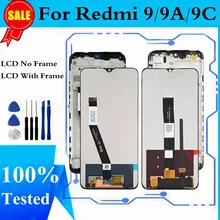 Ensemble écran tactile LCD de remplacement avec cadre, pièce de réparation pour Redmi 9 9A 9C, Original=