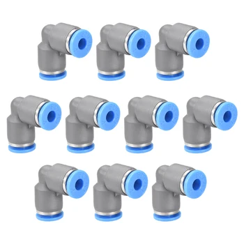 uxcell 10Pcs Elbow Push to Connect Air Fittings 4mm Tube OD Pneumatic Connectors Grey for Polyethylene Nylon and PU Tubing
uxcell 10Pcs Elbow Push to Connect Air Fittings 4mm Tube OD Pneumatic Connectors Grey for Polyethylene Nylon and PU Tubing