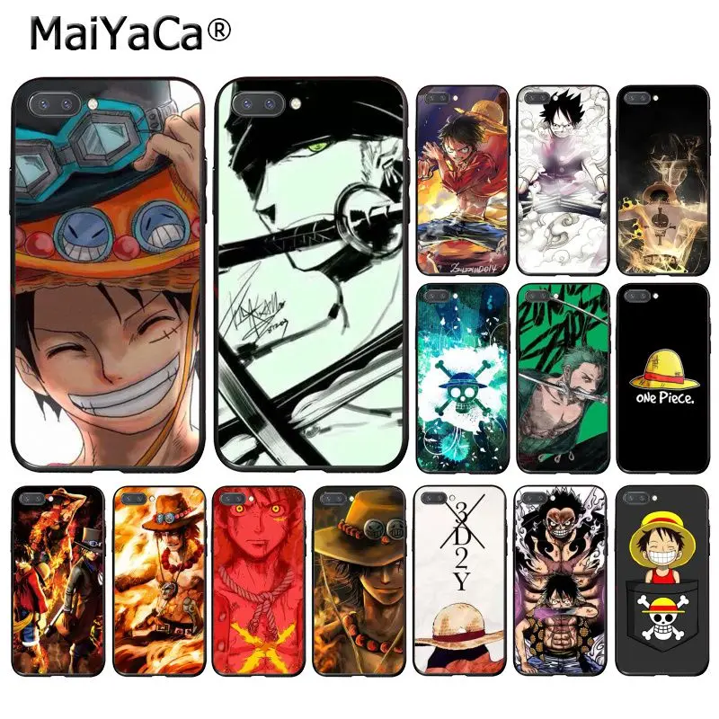 Чехол для телефона MaiYaCa с изображением японского аниме коллажа one piece luffy Huawei Honor 8X 9