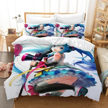 Hot Anime Hatsune Miku 3d Printed Bedding Set Duvet Cover Set Pillowcase Twin Full Queen King Adult Kids Bedclothes Bed Set 02
Hot Anime Hatsune Miku 3d Printed Bedding Set Duvet Cover Set Pillowcase Twin Full Queen King Adult Kids Bedclothes Bed Set 02