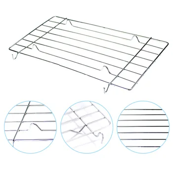 Steaming Camping Multipurpose Grill Mesh Oven Net Vegetables Kitchen Cooking Tools Outdoor Non-stick Square Meat Barbecue Rack