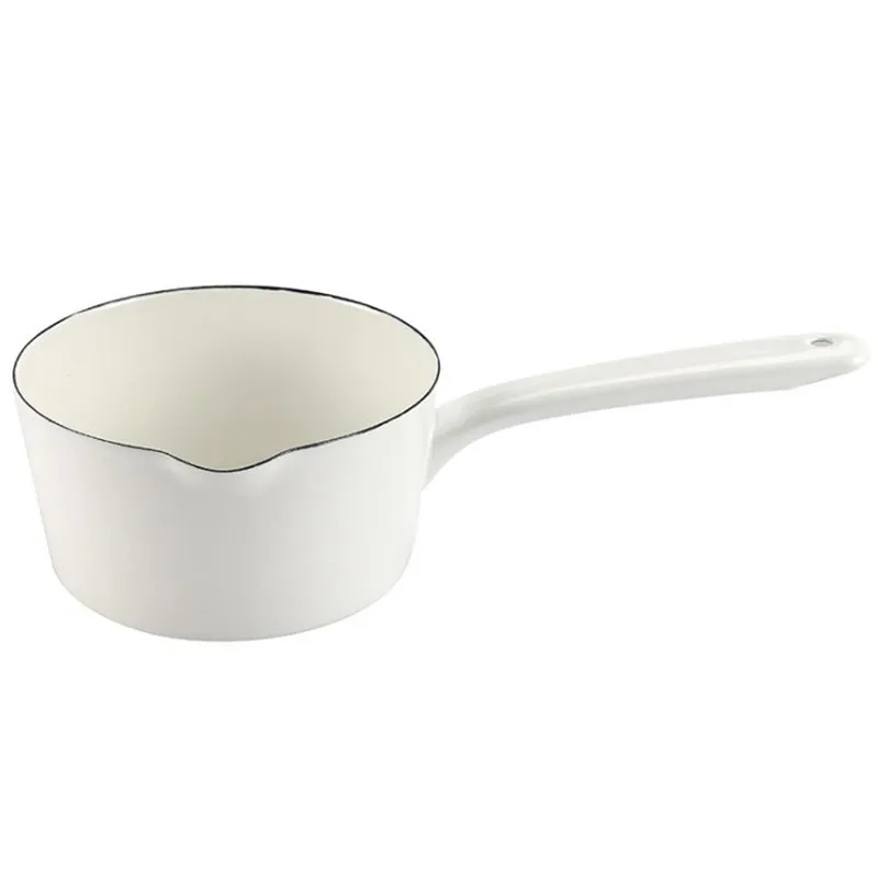 Japanese Enamel Milk Pot Thickened Food Supplement Pot Single Handle Milk Pot Non-stick Cooker Induction Cooker Universal 15cm
Japanese Enamel Milk Pot Thickened Food Supplement Pot Single Handle Milk Pot Non-stick Cooker Induction Cooker Universal 15cm