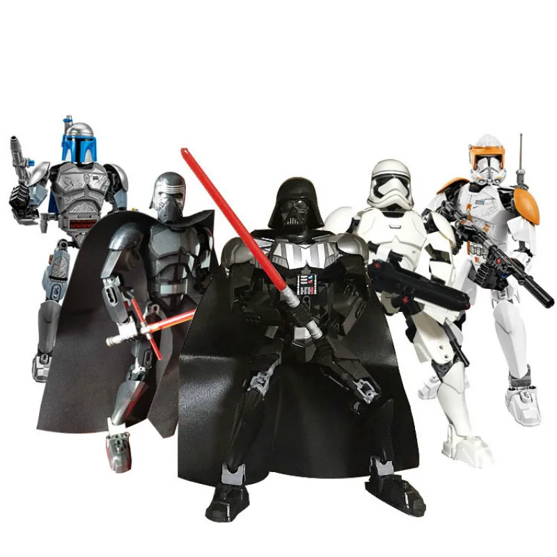 Star Wars Buildable Figure Building Block Stormtrooper Darth Vader Kylo Ren Chewbacca Boba Action Figure Toy For Kids
Star Wars Buildable Figure Building Block Stormtrooper Darth Vader Kylo Ren Chewbacca Boba Action Figure Toy For Kids