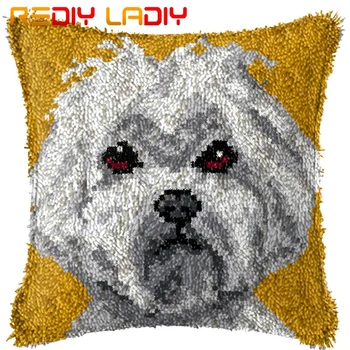 Latch Hook Kits Make Your Own Cushion White Puppy Printed Canvas Crochet Pillow Case Latch Hook Cushion Cover Hobby & Crafts
Latch Hook Kits Make Your Own Cushion White Puppy Printed Canvas Crochet Pillow Case Latch Hook Cushion Cover Hobby & Crafts