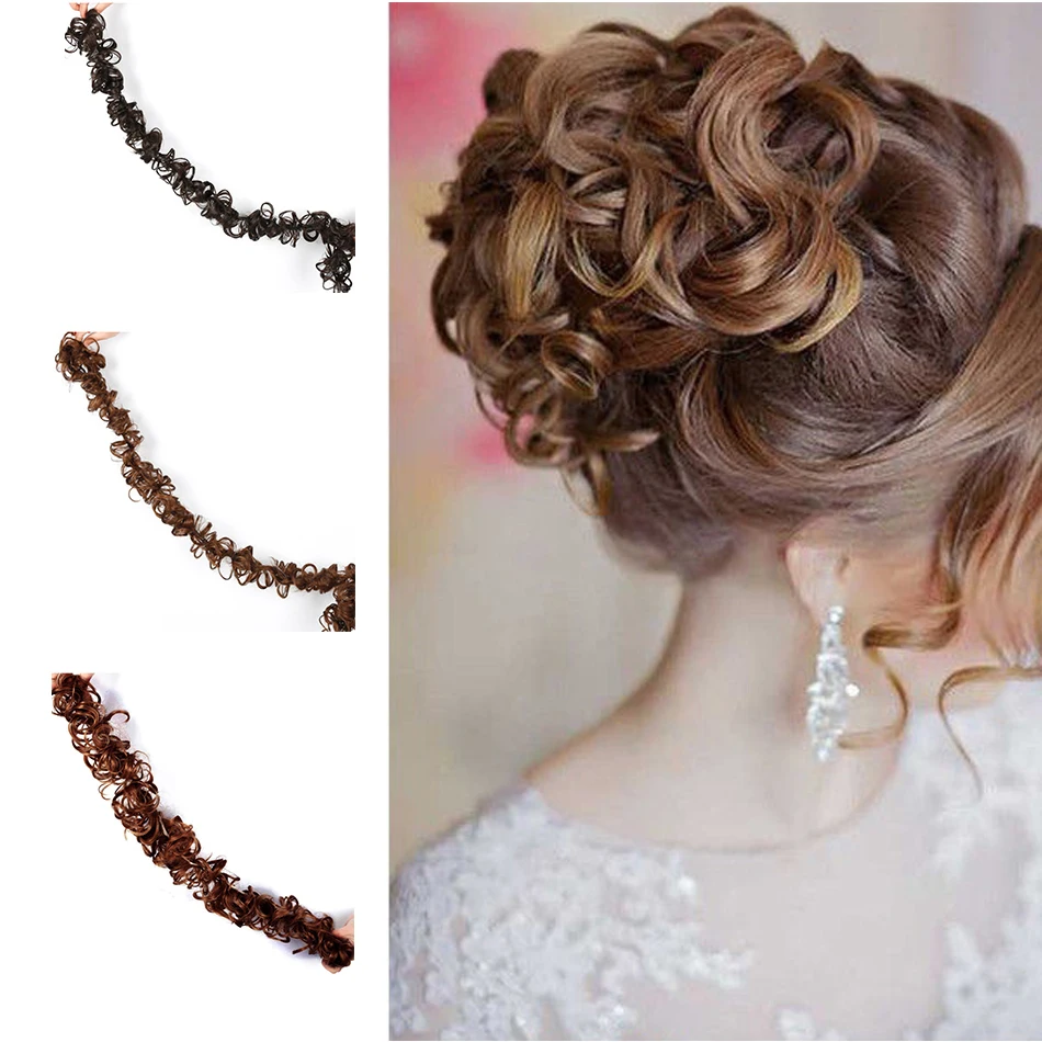 MUMUPI Hair Chignon Bun Diy Hair Elastic Band Synthetic Hairpiece Curly Scrunchie Tail Pad Puff Bundle Ponytail Updo headwear
MUMUPI Hair Chignon Bun Diy Hair Elastic Band Synthetic Hairpiece Curly Scrunchie Tail Pad Puff Bundle Ponytail Updo headwear