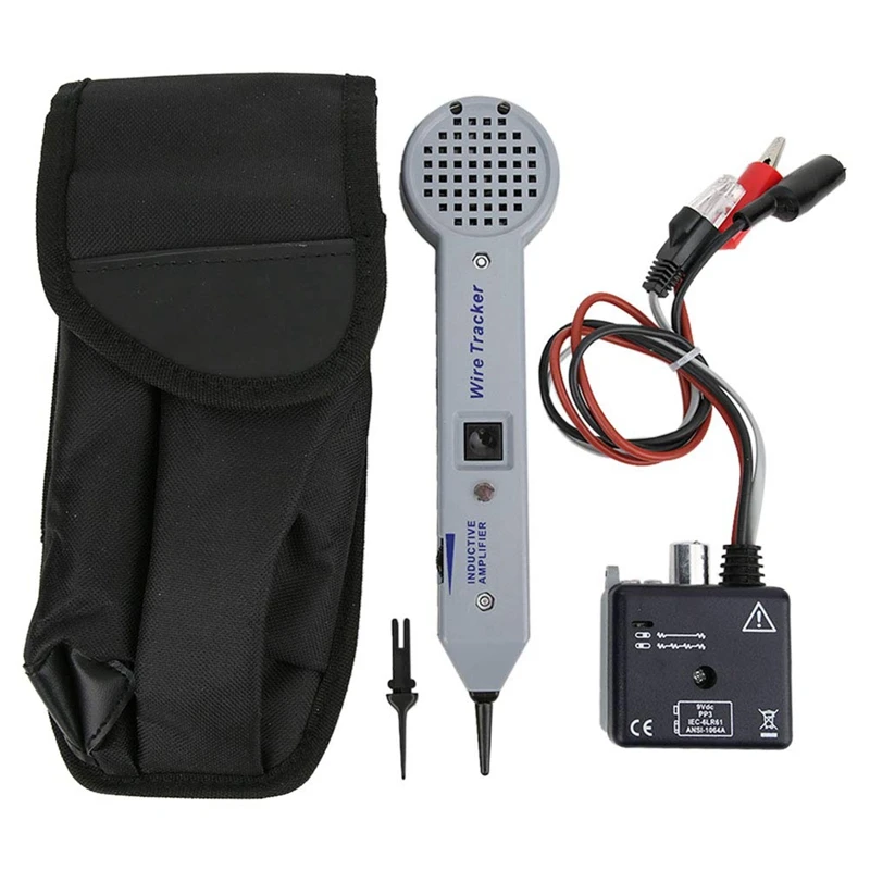 Wire Tracer Circuit Tester 200EP High Accuracy Cable Tone Generator Inductive Amplifier and Probe Kit with Adjustable
Wire Tracer Circuit Tester 200EP High Accuracy Cable Tone Generator Inductive Amplifier and Probe Kit with Adjustable